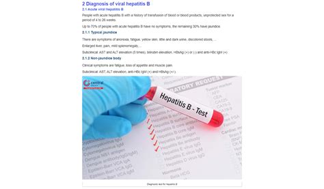 Hepatitis B Virus - Guidelines For Diagnosis And Treatment - App on ...