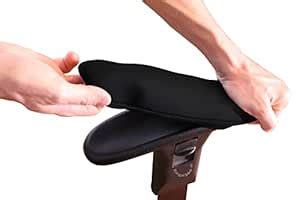 Ergo360 Soft Chair Arm Pad Covers Stretch Over Armrests 10.5" to 13 ...