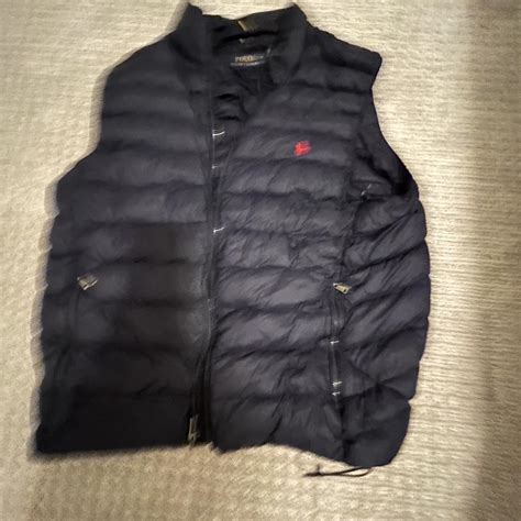 Polo puffer vest | Depop