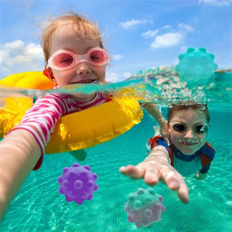 Buy Cykapu Pop Ball, 5 Pcs 3D Colorful Fidget Ball Toys Silicone ...