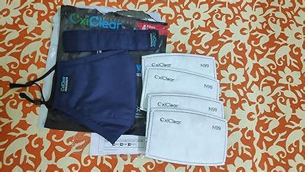 OxiClear N99 Anti Pollution Face Mask With 4 Activated Carbon Filters ...