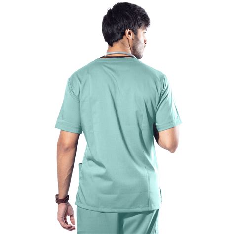 UC Stretch - Male Scrub Top - Sage – Uniform Craft