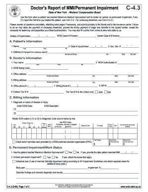 NY C-4.3 2008 - Fill and Sign Printable Template Online