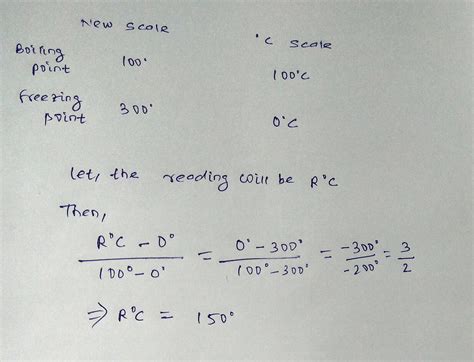 In a new temperature scale, the boiling and freezing points of water at ...