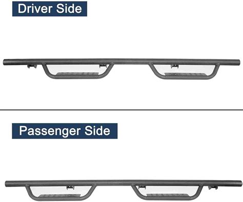 Buy u-Box Gladiator JT Side Steps Running Boards Rocker Guard Wide Drop ...