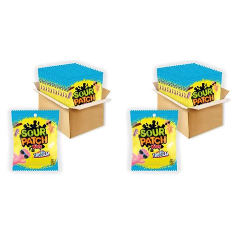 Buy Sour Patch Kids Candy, Tropical Flavor, 5 Oz, 12 Bags (Pack of 2 ...