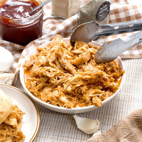 Shredded Chicken With Bbq Sauce BBQ Pulled Chicken (Instant Pot Or