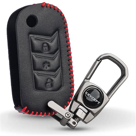 Mahindra Classic Leather Key Cover Compatible for Scorpio, XUV 300 ...