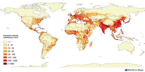 World Population Distribution Map 的图像结果