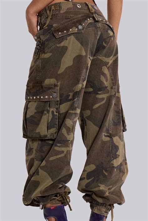 Shop Trooper Camo Cargo Pant | Jaded London | Clothing
