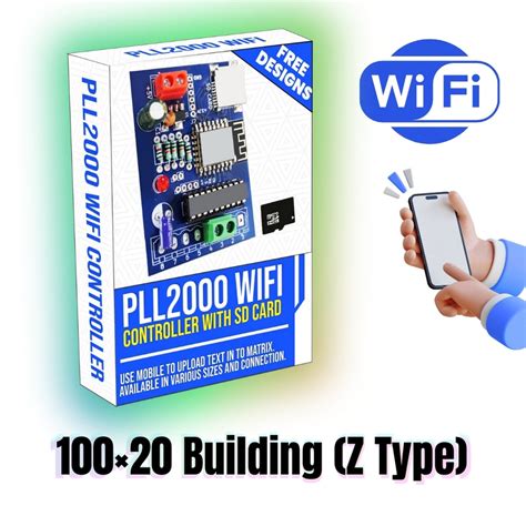 PLL2000 Wi-Fi Controller – 100×20 Building (Z Type) With 4GB SD Card ...