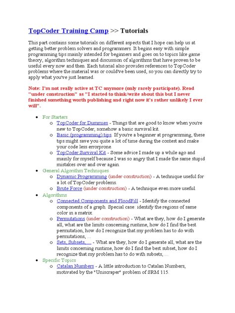 TopCoder Tutorials 的图像结果