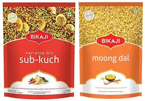 Bikaji Sub-Kuch Navratna Mix 1kg & Moong Dal 1 kg : Amazon.in: Grocery ...