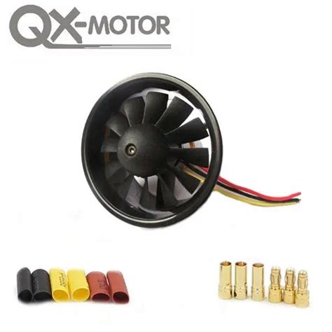 Qx-motor 64mm 12 blades ducted fan with 2822 3500kv 3-4s brushless ...