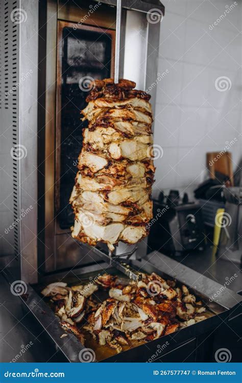 Traditional Turkish Doner Kebab Meat. Shawarma or Gyros Stock Image ...