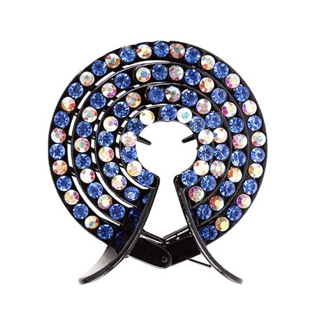 Frcolor 5pcs Crystal Hair Claw Clips Vintage No Slip Hair Claw Clamp ...