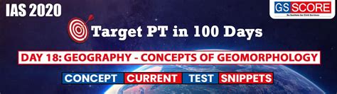 GS Score Target PT in 100 Days: Day 18 Geography, Concepts of ...