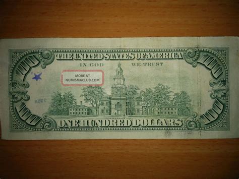 1990 Series 100$ Dollar Bill