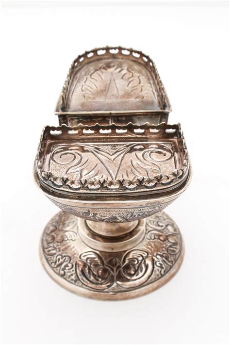 Sanborns Mexican Baroque Style Sterling Silver Salt and Pepper Cellar ...