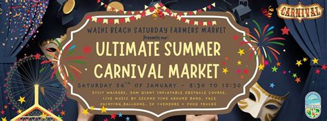 The Ultimate Summer Carnival Market Event , 100 Beach Rd, Waihi Beach ...