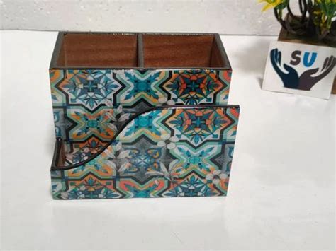 Tissue Cutlery Stand - Cutlery Holder Wooden Manufacturer from Sambhal