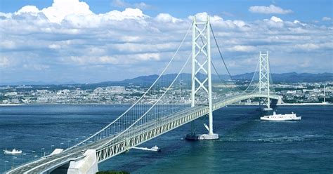 Подвесной мост Акаси Кайкё: тройной рекордсмен и национальная гордость ...