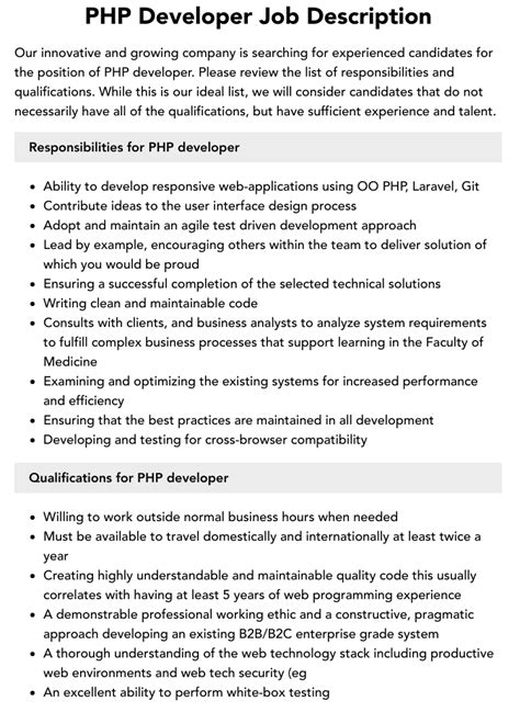 Image result for PHP Developer Job