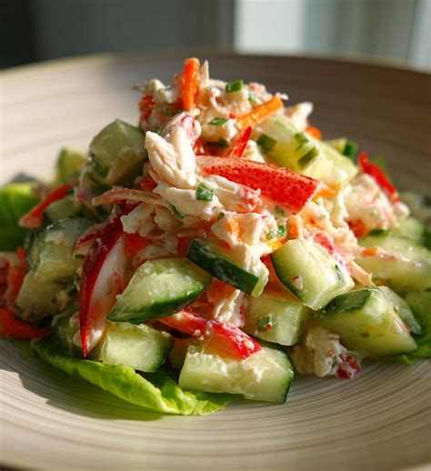 Cucumber Crab Salad - Recipes Finds