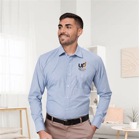 Custom Dress Shirts & Personalised Embroidered Office Shirts | VistaPrint