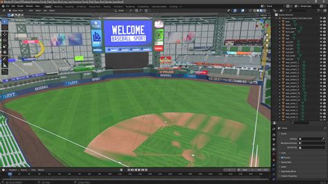 3D American Family Field Open Roof | 3D Molier International