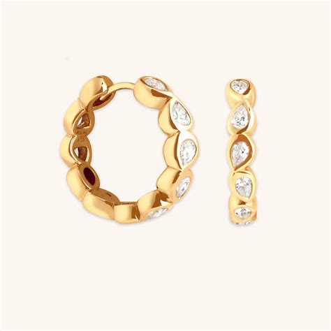Cosmic Star Dome Chunky Hoops