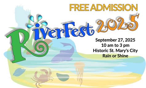 RiverFest 2025, Historic St Mary's City, Saint Marys City, 27 September ...