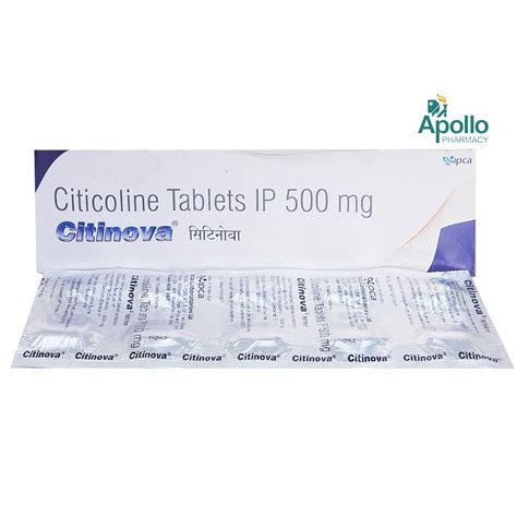 Citinova 500 Tablet 10's Price, Uses, Side Effects, Composition ...