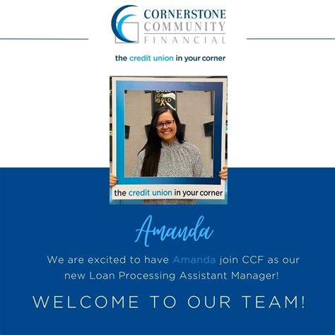 Cornerstone Community Financial Credit Union on LinkedIn: #team # ...