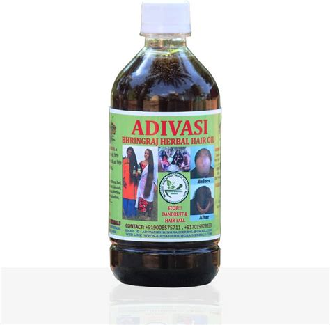 ADIVASI BHRINGRAJ AIVASI_BHRINGRAJ HERBAL HAIR OIL Hair Oil - Price in ...