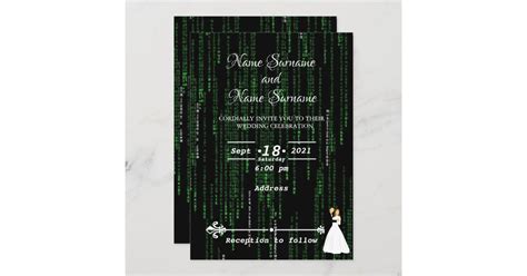 Image result for Example of Matrix Invitation Card