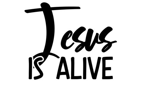 Jesus is Alive Graphic by Digital Art Studios · Creative Fabrica
