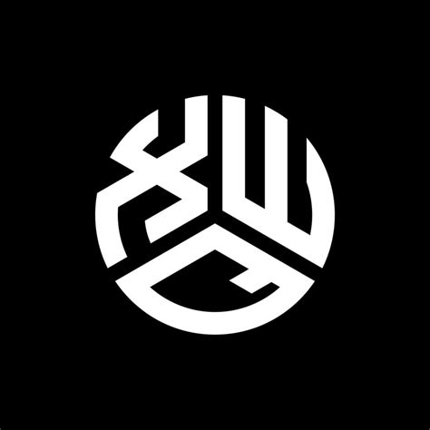 XWQ letter logo design on black background. XWQ creative initials ...