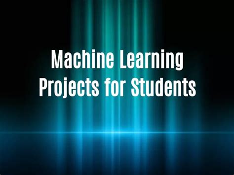 Image result for Machine Learning Projects PPT