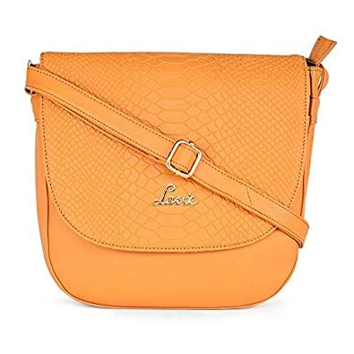 Lavie Archer Horizontal Flap Over Women's Sling Bag (Ochre) : Amazon.in ...