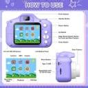 Wembley Unicorn Kids Digital Camera Mini Compact for Girls Boys 4 5 6 7 ...