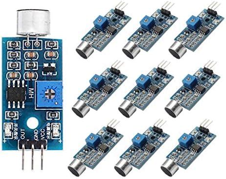 OSOYOO 10 Pcs Sound Sensor Microphone Sound Detection Module for ...