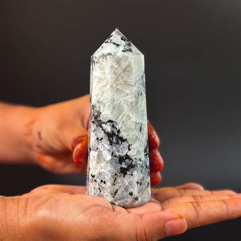 Rainbow Moonstone Large Tower - 320 Gm | Compassion & empathy – The ...