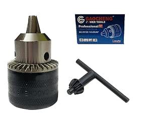 GAOCHENG Heavy Duty 1/2-Inch Drill Chuck with Key 1.5-13mm Drill Press ...