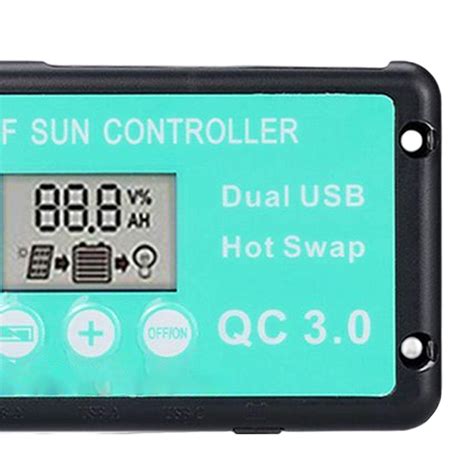 Enakshi PWM Solar Charge Controller Camping Outdoor Activities with LCD ...
