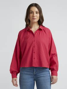 Pepe Jeans Women Solid Casual Pink Shirt - Buy Pepe Jeans Women Solid ...