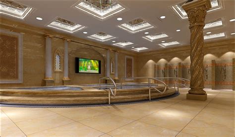 品筑力作|沈阳大自然洗浴设计效果图完美呈现-室内设计-筑龙室内设计论坛
