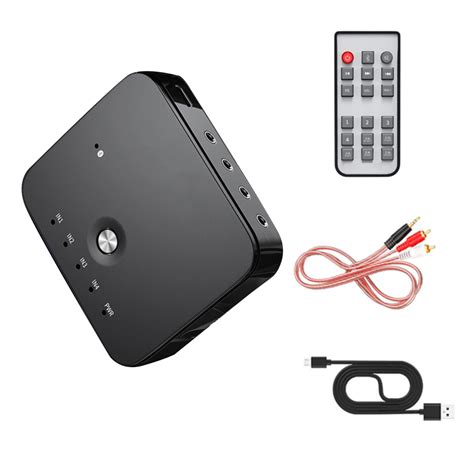 4 Way Stereo Audio Selector Splitter Bluetooth Audio Converter - Walmart.com