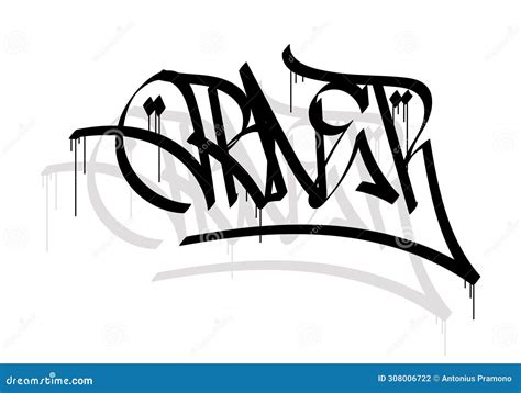 ABNER Bible Name Graffiti Tag Style Stock Vector - Illustration of ...