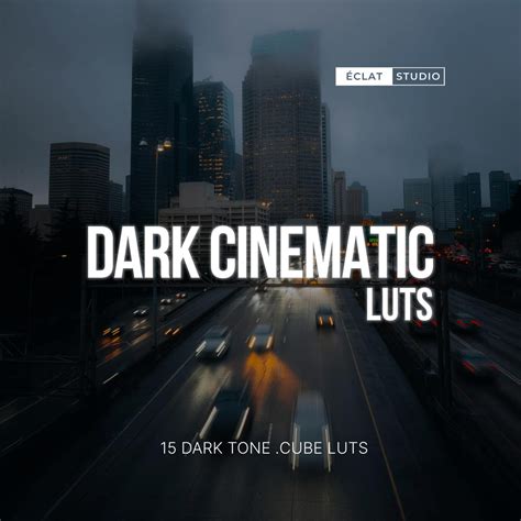 15 Dark Cinematic Luts for Video Editing | Moody Noir Film Tones, Deep ...